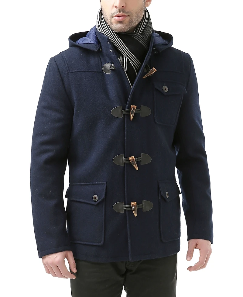 Bgsd Men Nathan Wool Blend Short Toggle Coat