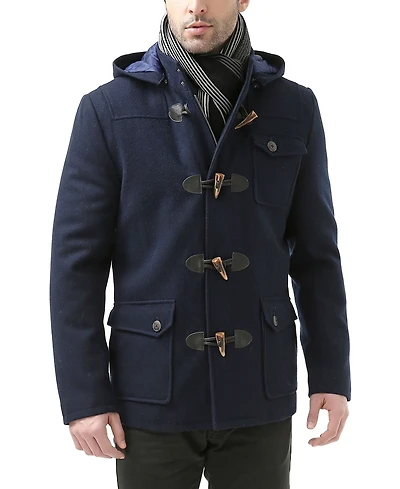 Bgsd Men Nathan Wool Blend Short Toggle Coat