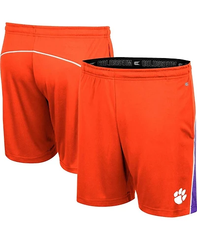 Men's Colosseum Orange Clemson Tigers Laws of Physics Shorts