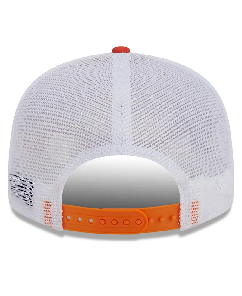 Men's New Era Orange Clemson Tigers Tear Trucker 9FIFTY Snapback Hat