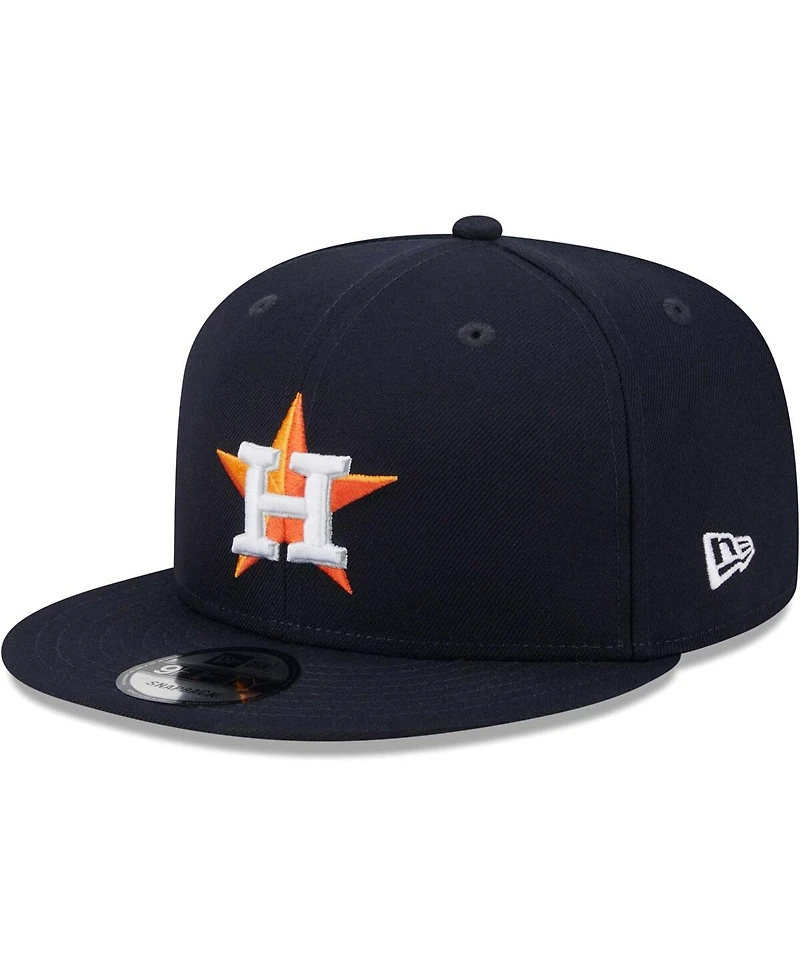 Men's New Era Navy Houston Astros 2017 World Series Side Patch 9FIFTY Snapback Hat