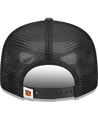 Men's New Era Camo Cincinnati Bengals Main Trucker 9FIFTY Snapback Hat