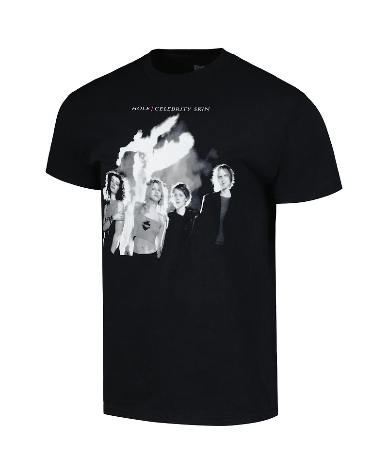 Men's Manhead Merch Black Hole Celebrity Skin Graphic T-shirt