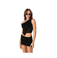 Edikted Women's Eclipse Asymmetric top