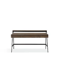 Finch 60" Wood and Metal Secretary Desk