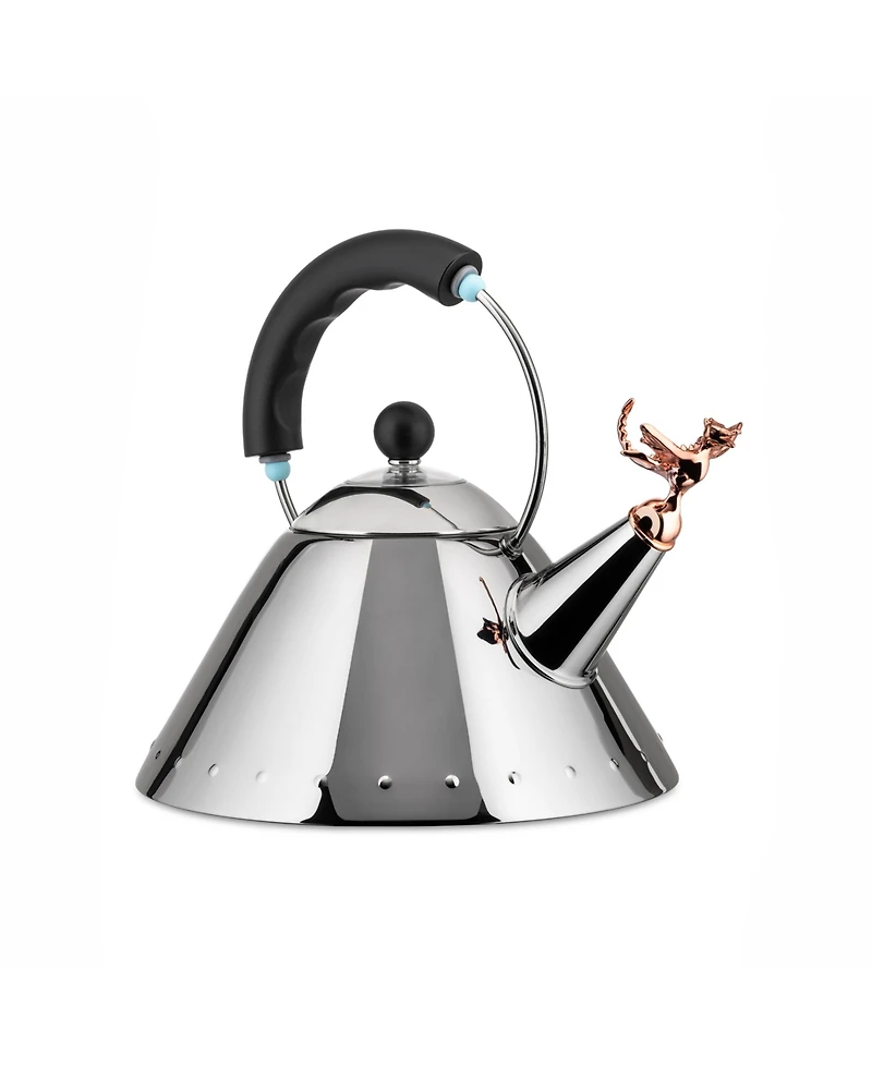 Alessi 2.1 Quart Tea Kettle by Michael Graves