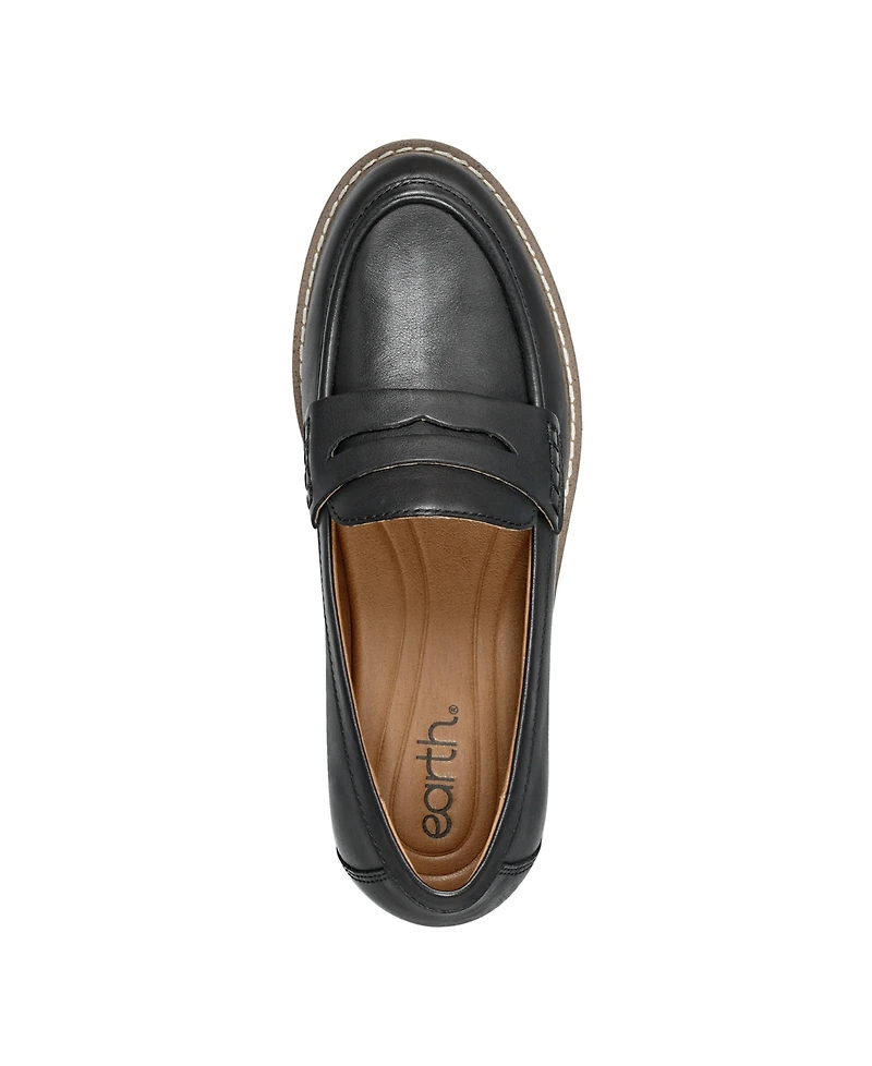 Earth Women's Javas Slip-On Penny Loafers