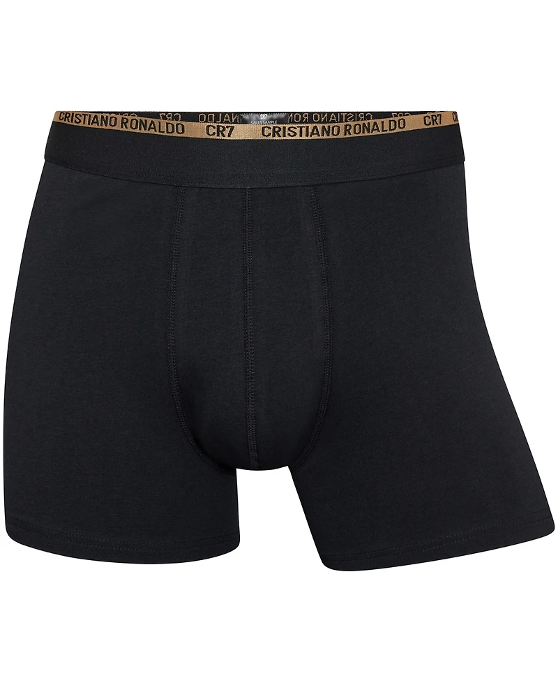 CR7 Men's Cotton Blend Comfort Waistband Trunks 10th Anniversary Gift-Box, Pack of 7
