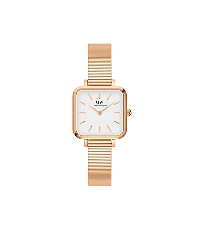 Daniel Wellington Women's Quadro Studio 23K Rose Gold Pvd Plated Stainless Steel Watch 22 x 22mm