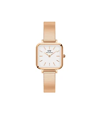 Daniel Wellington Women's Quadro Studio 23K Rose Gold Pvd Plated Stainless Steel Watch 22 x 22mm