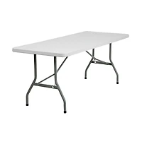 Emma+Oliver 6-Foot Plastic Folding Table