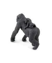 Safari Ltd Lowland Gorilla With Baby Wild Safari Animal Figure