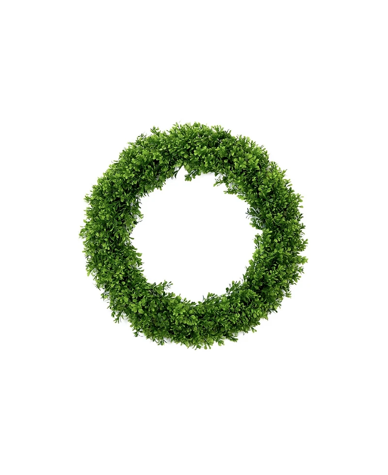 Nearly Natural 20" Artificial Boxwood Wreath