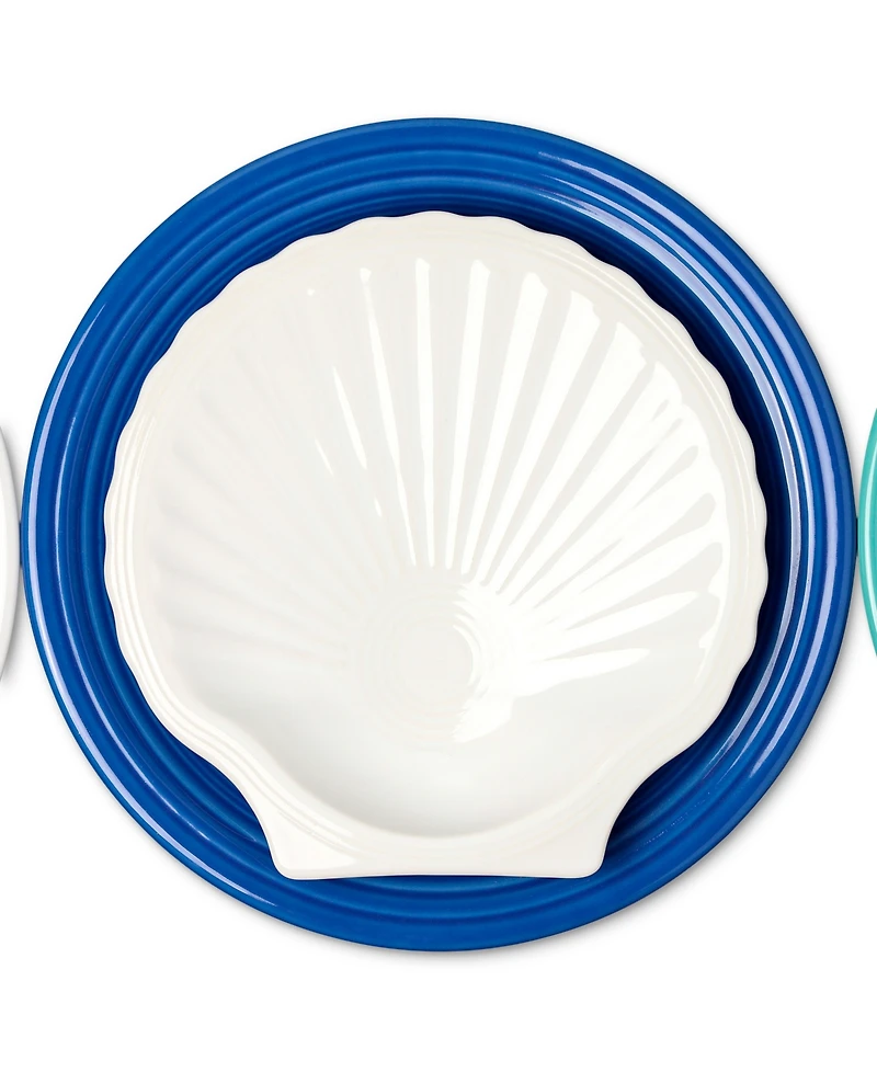 Fiesta Coastal Shell-Shaped Plate