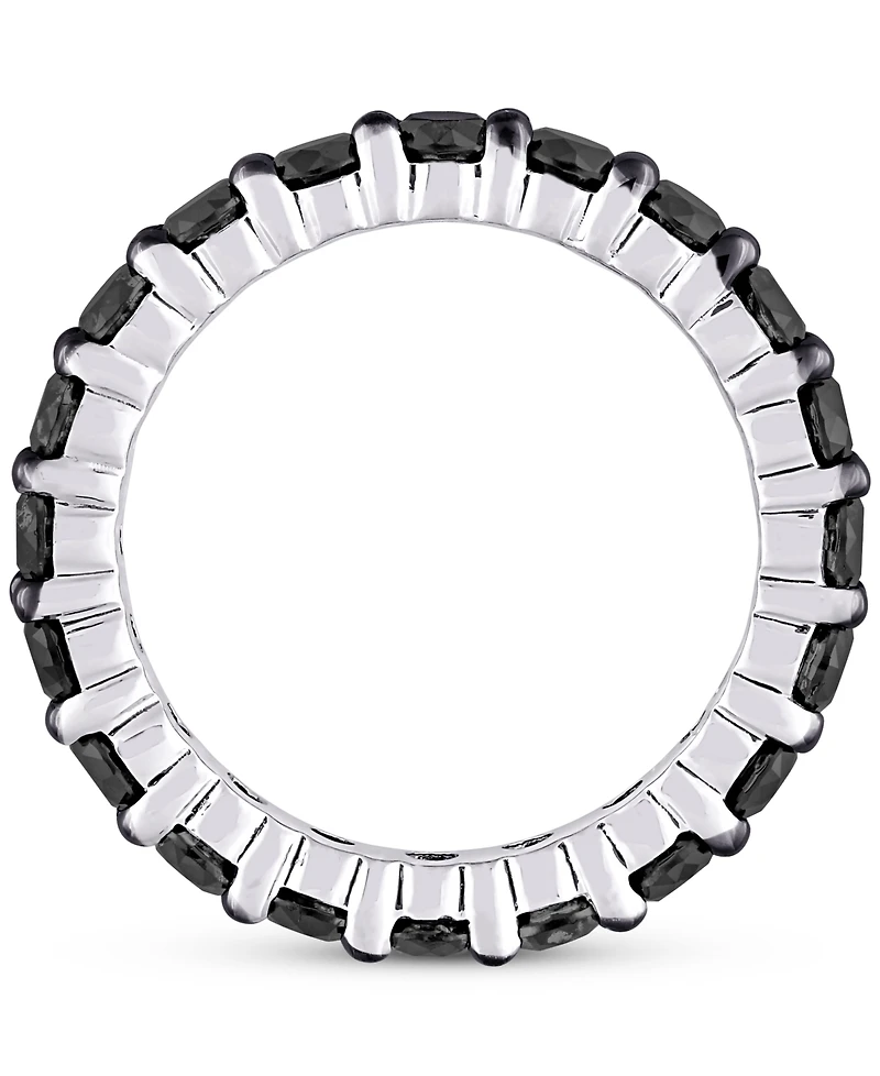 Black Diamond Eternity Band (2 ct. t.w.) 14k White Gold