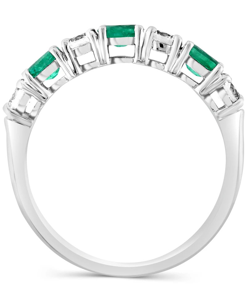 Effy Blue & White Sapphire (1-1/10 ct. t.w.) Band 14k Gold. (Also available Emerald and Ruby)