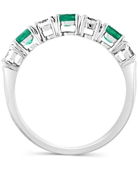 Effy Blue & White Sapphire (1-1/10 ct. t.w.) Band 14k Gold. (Also available Emerald and Ruby)