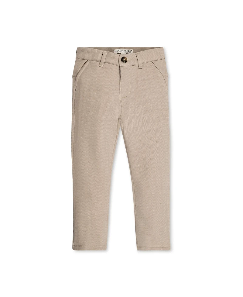 Hope & Henry Toddler Boys Fleece Suit Pant, Toddler|Child