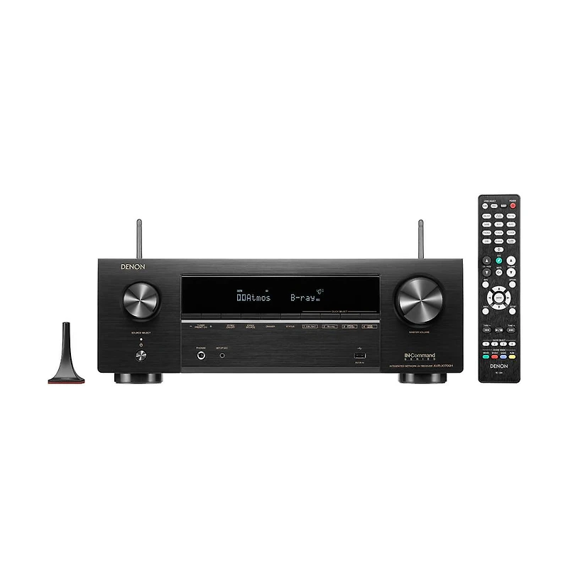 Denon 7.2 Channel with 3D Audio, Voice Control and Heos Built in 8K Av Receiver