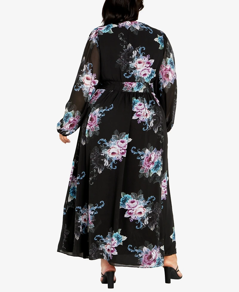 City Chic Plus Size Ottilie Maxi Dress