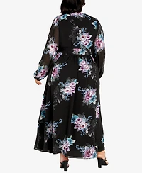 City Chic Plus Size Ottilie Maxi Dress
