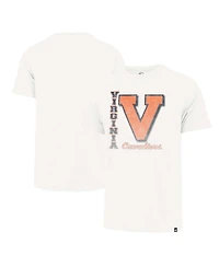 Men's '47 Brand Cream Distressed Virginia Cavaliers Phase Out Franklin T-shirt
