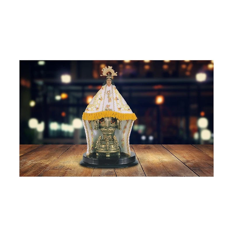 Fc Design 5"H Our Lady of Juquila Statue Nuetra Senora de Virgen Mexico Holy Figurine Religious Decoration Home Decor Perfect Gift for House Warming,