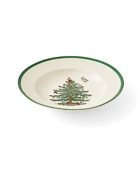 Spode Christmas Tree Rim Soup Bowls, Set of 4