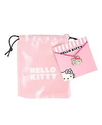 Sanrio Hello Kitty Girls Pave Fashion Jewelry Necklace - 16"+3" Necklace- Officially Licensed Authentic