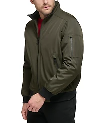 Calvin Klein Men's Classic Zip-Front Ripstop Bomber Jacket