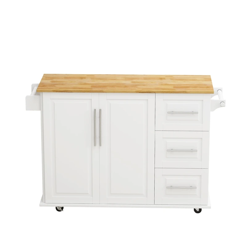 Streamdale Kitchen Island Cart with Storage