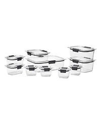 Rubbermaid Brilliance 20-Piece Container Set