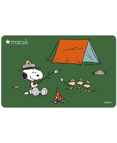 Snoopy Goes Camping E-Gift Card