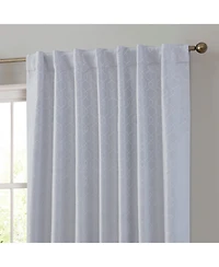 Hlc.me Franklin Moroccan 100% Complete Blackout Thermal Insulated Energy Savings Heat/Cold Blocking Back Tab Rod Pocket Curtain Drapery for Bedroom
