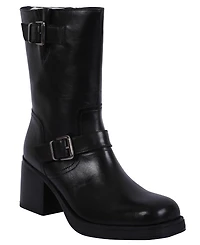 Kenneth Cole New York Women's Janice Block Heel Boots