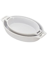 Staub Ceramic 2-Piece Oval Baking Dish Set