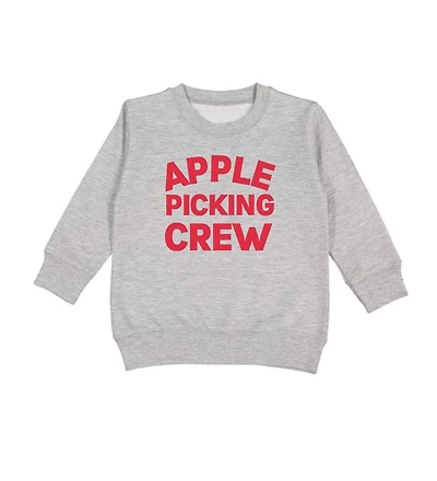Sweet Wink Little and Big Boys Apple Picking Crew Sweatshirt