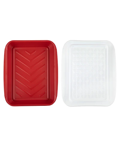 Tovolo Prep Serve Medium Marinade Tray Set
