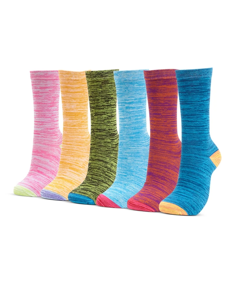 Women's Dress Crew Socks 6 Pack