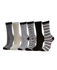 Women's Dress Crew Socks 6 Pack
