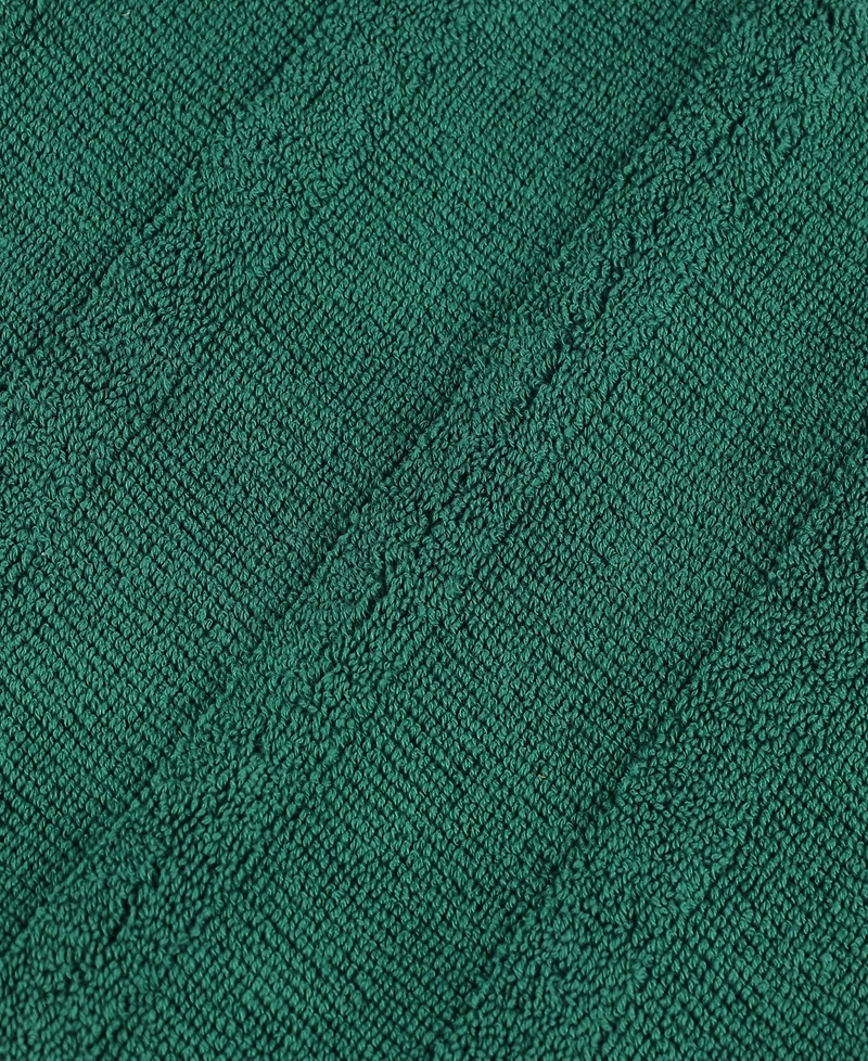 Superior Roma Ribbed Turkish Cotton Quick-Dry Solid Assorted Highly Absorbent Towel Piece Set