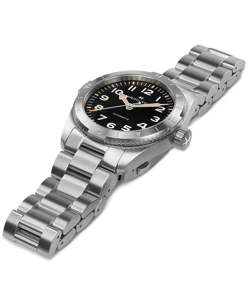 Hamilton Women's Swiss Automatic Khaki Field Expedition Stainless Steel Bracelet Watch 37mm