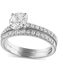 Alethea Certified Diamond Bridal Set (1-1/2 ct. t.w.) in 14k White Gold Featuring Diamonds with the De Beers Code of Origin, Created for Macy's