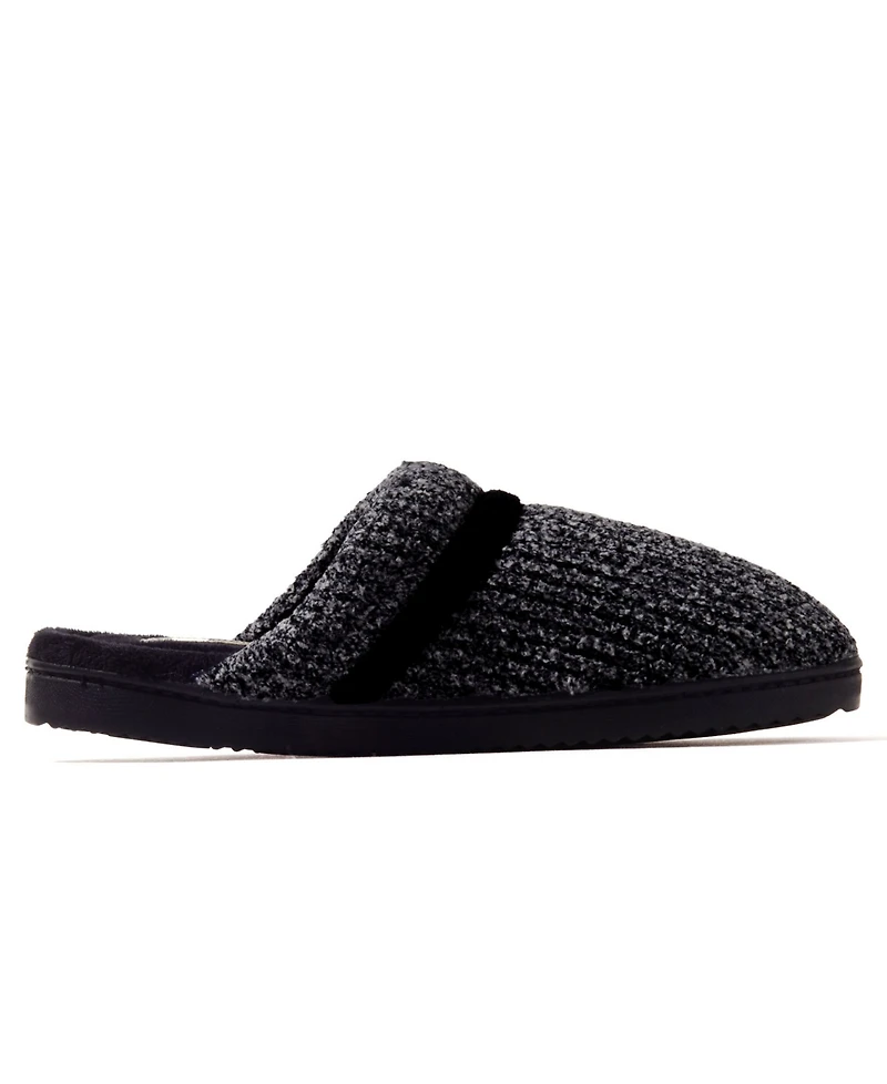 Dearfoams Women's Serena Marled Chenille Scuff Slippers