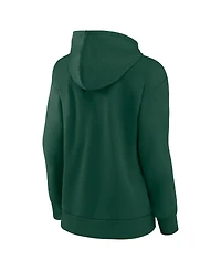 Women's Fanatics Green Miami Hurricanes Evergreen Campus Pullover Hoodie