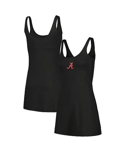 Women's ZooZatz Black Alabama Crimson Tide Logo Scoop Neck Dress