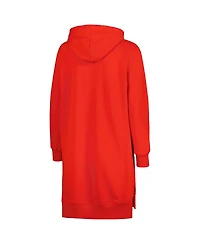 Women's Gameday Couture Scarlet Ohio State Buckeyes Take a Knee Raglan Hooded Sweatshirt Dress