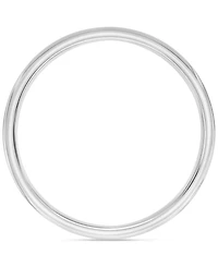 Men's Polished Comfort Fit Wedding Band in Platinum