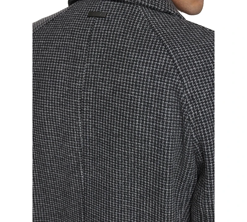 Marc New York Men's Rennel Houndstooth Single-Breasted Topcoat