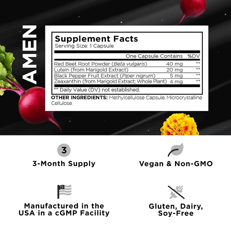 Amen Eyes Lutein Zeaxanthin Supplement - Eyes Vitamins